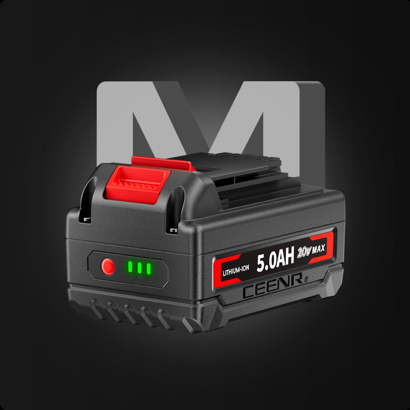 CEENR 5.0Ah Battery for Black and Decker 18V(20V Max) | Replacement Model LBXR20