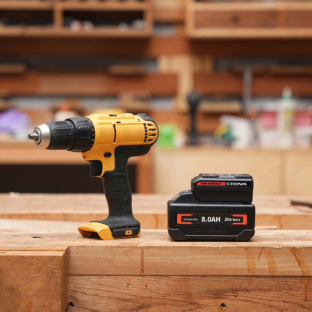 CEENR 8.0Ah Battery (with Lishen 21700 Cells) for DeWalt 20V Max | Replacement Model DCB200