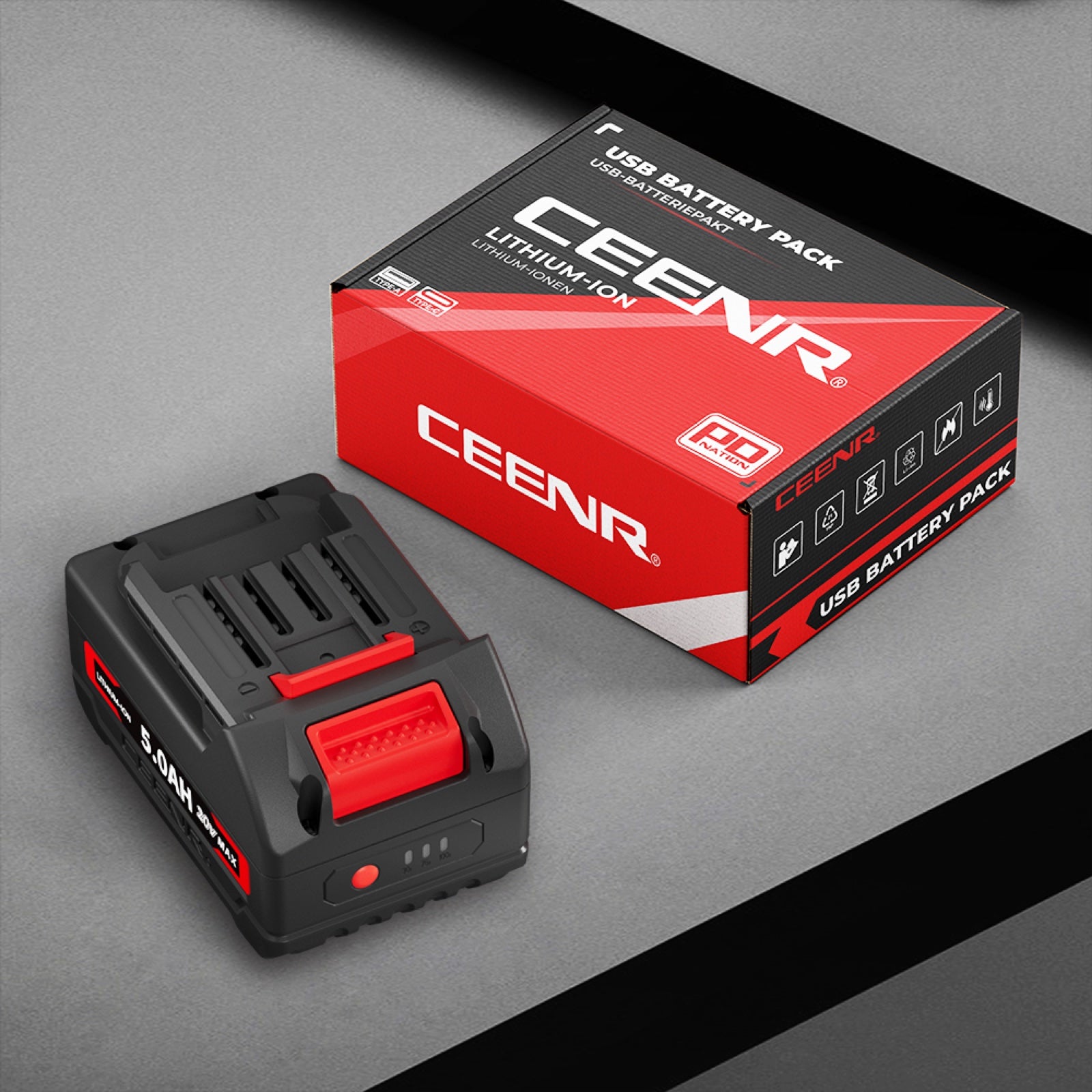 CEENR 5.0Ah Battery for Makita 18V | Replacement Model BL1860B