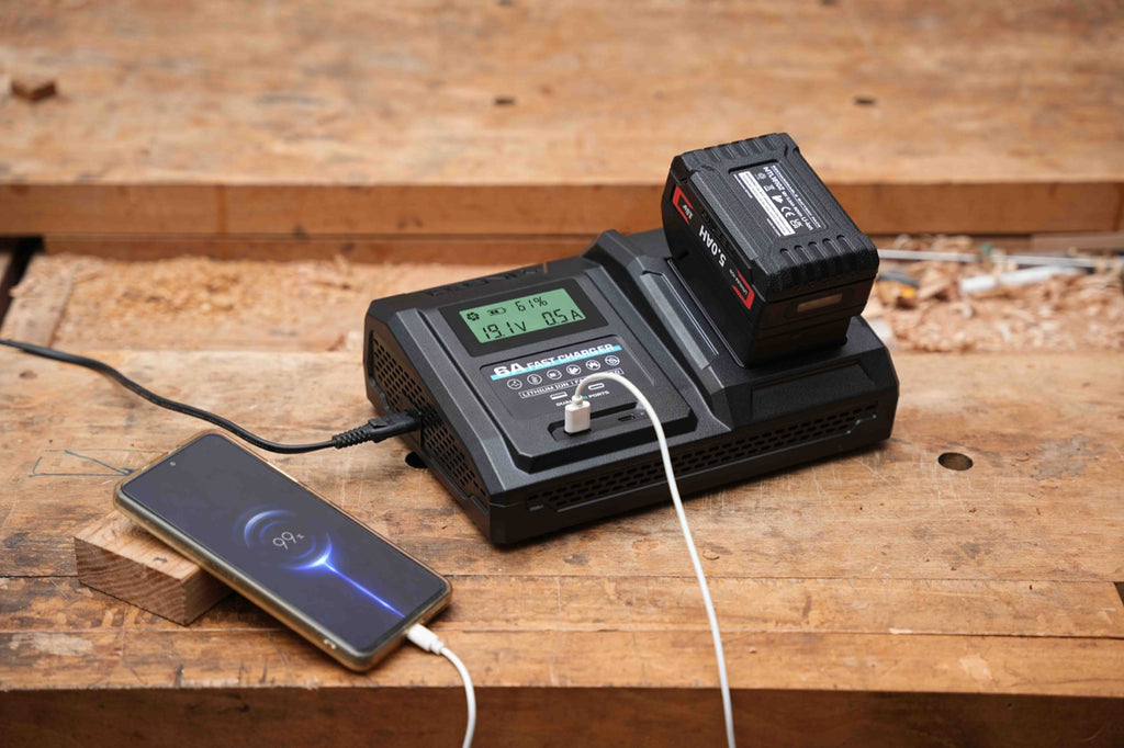 6 Amp Fast Charger for Makita 18V Lithium-Ion Battery Pack