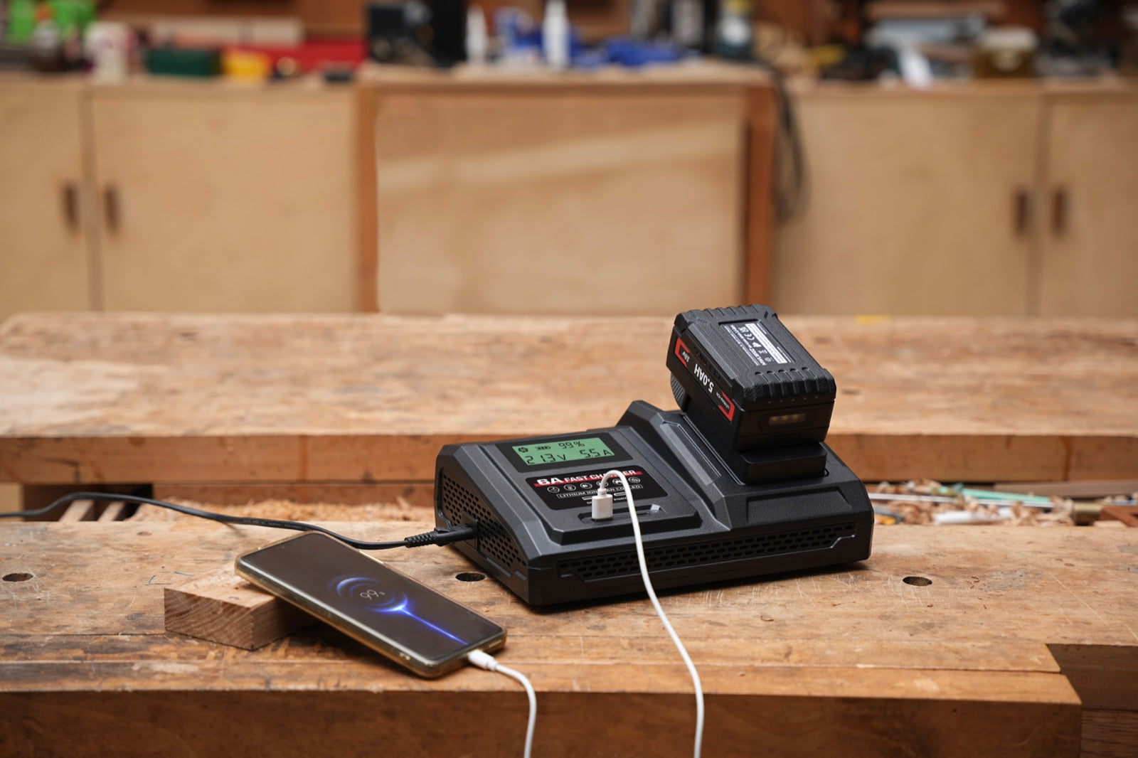 6 Amp Fast Charger for Milwaukee 18V Lithium-Ion Battery Pack