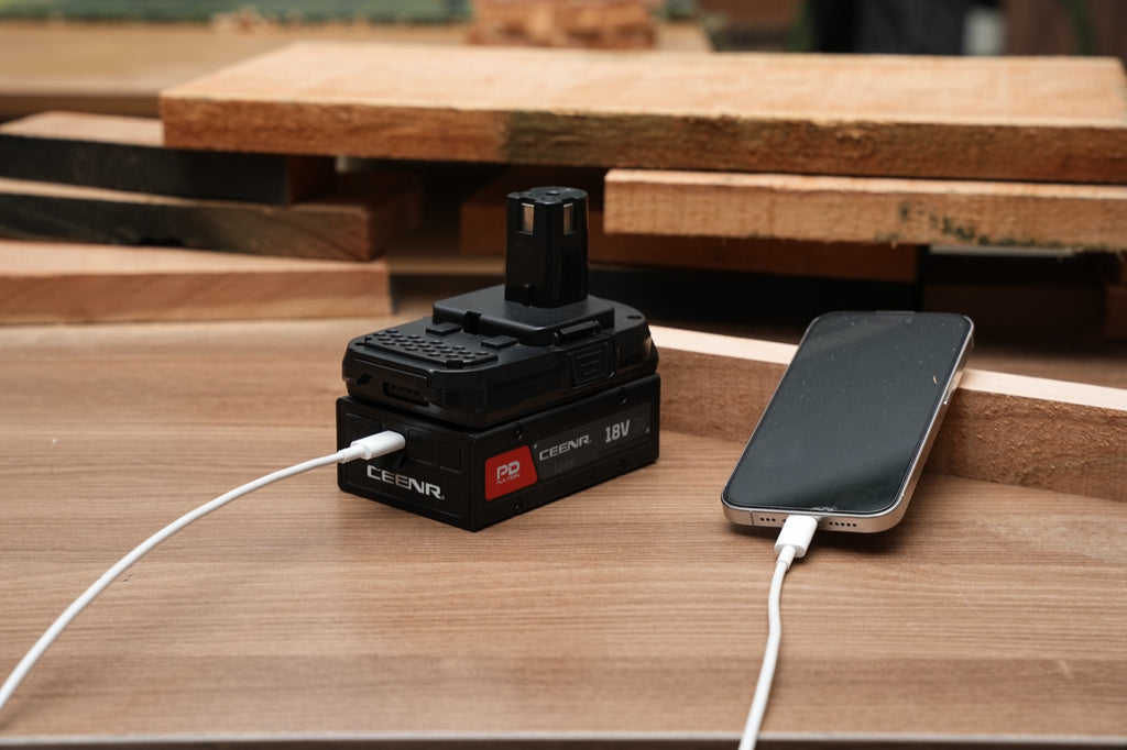 CEENR PDnation™ 8.0Ah Universal Power Tool Battery — 1,600+ Tools, 100W USB-C