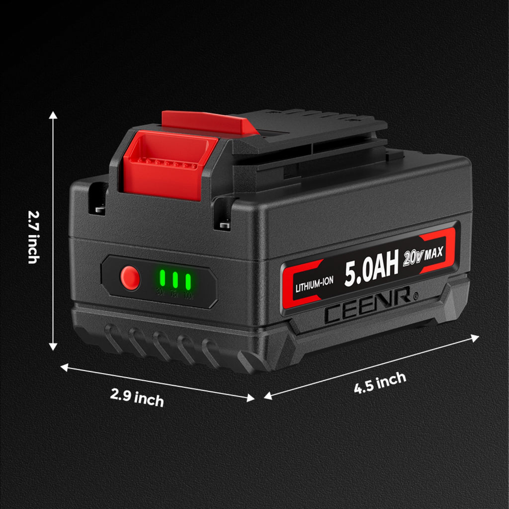 CEENR 5.0Ah Battery for Porter Cable 20V Max | Replacement Model PCC685