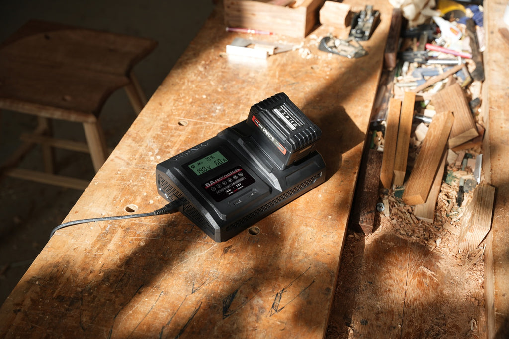 6 Amp Fast Charger for Porter Cable 20V Max Lithium-Ion Battery Pack