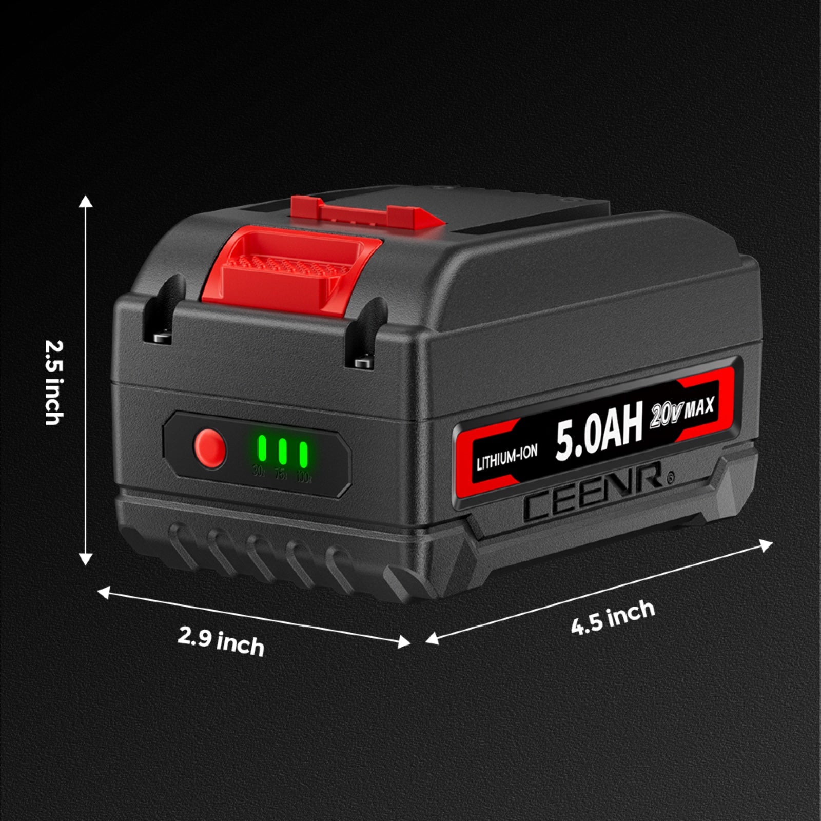 CEENR 5.0Ah Battery for Worx 20V Max | Model WA3520