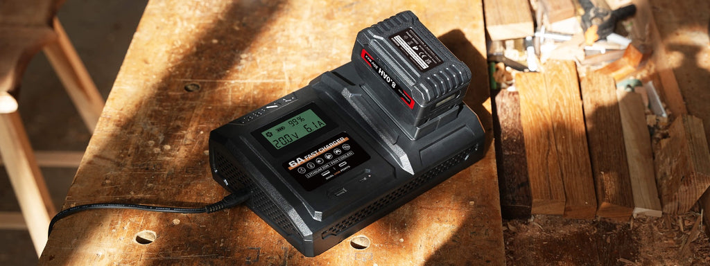 6 Amp Fast Charger for Worx 20V Max Lithium-Ion Battery Pack WA3520