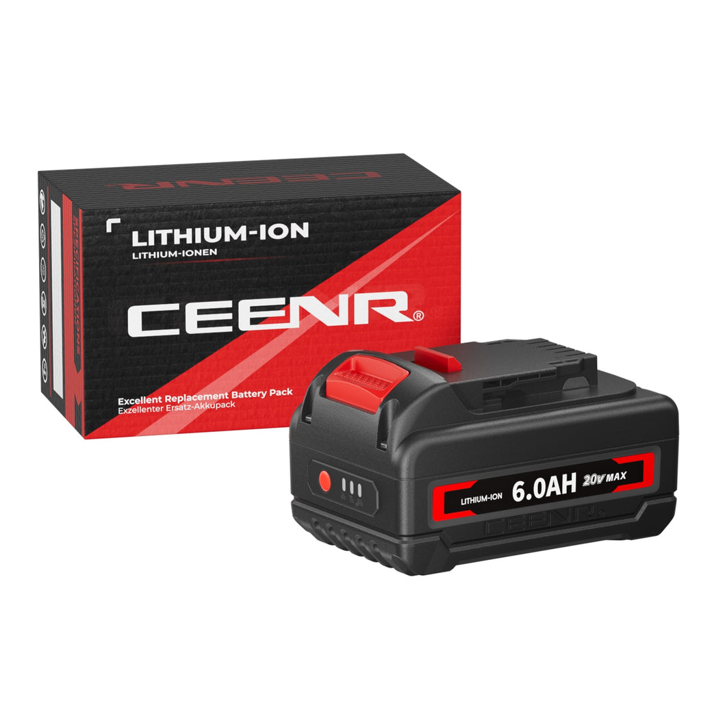 CEENR 6.0Ah Battery (with LG HG2 Cells) for DeWalt 20V Max | Replacement Model DCB200